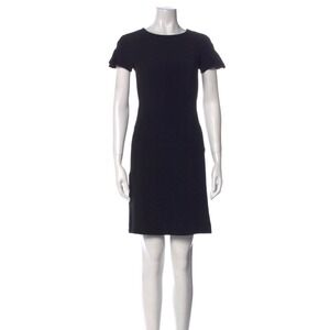 Emporio Armani Black Sheath Dress 2023 Collection EU36 Luxe Old Money Mob Wife